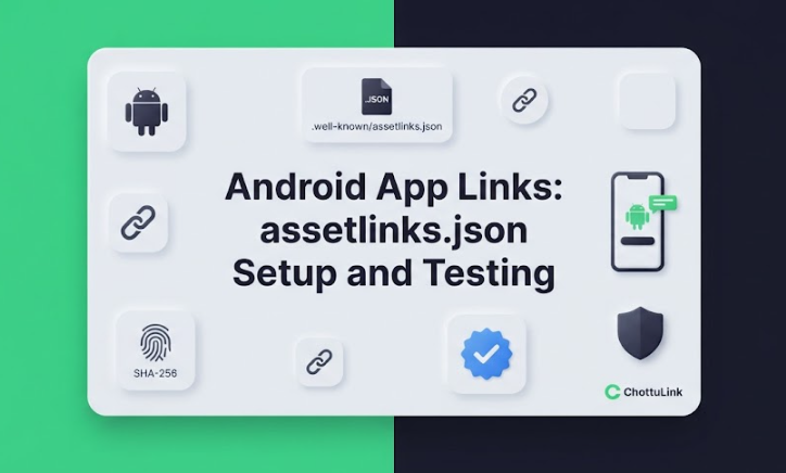 Android App Links: assetlinks.json Setup and Testing